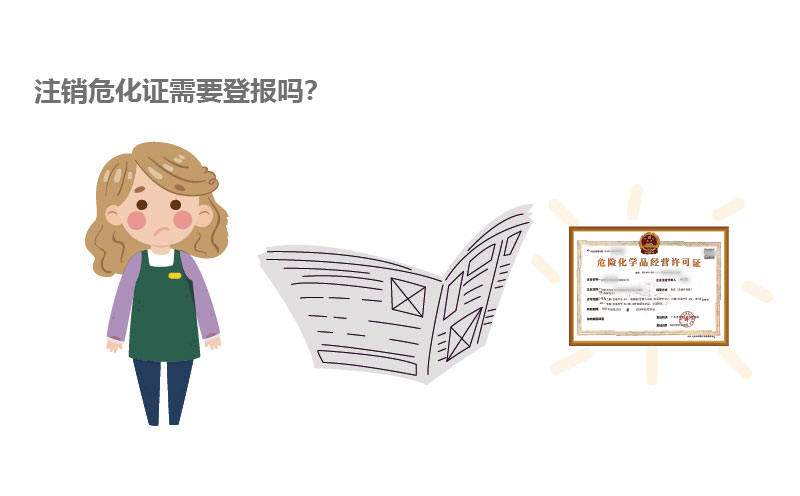 注銷?；C需要登報嗎？